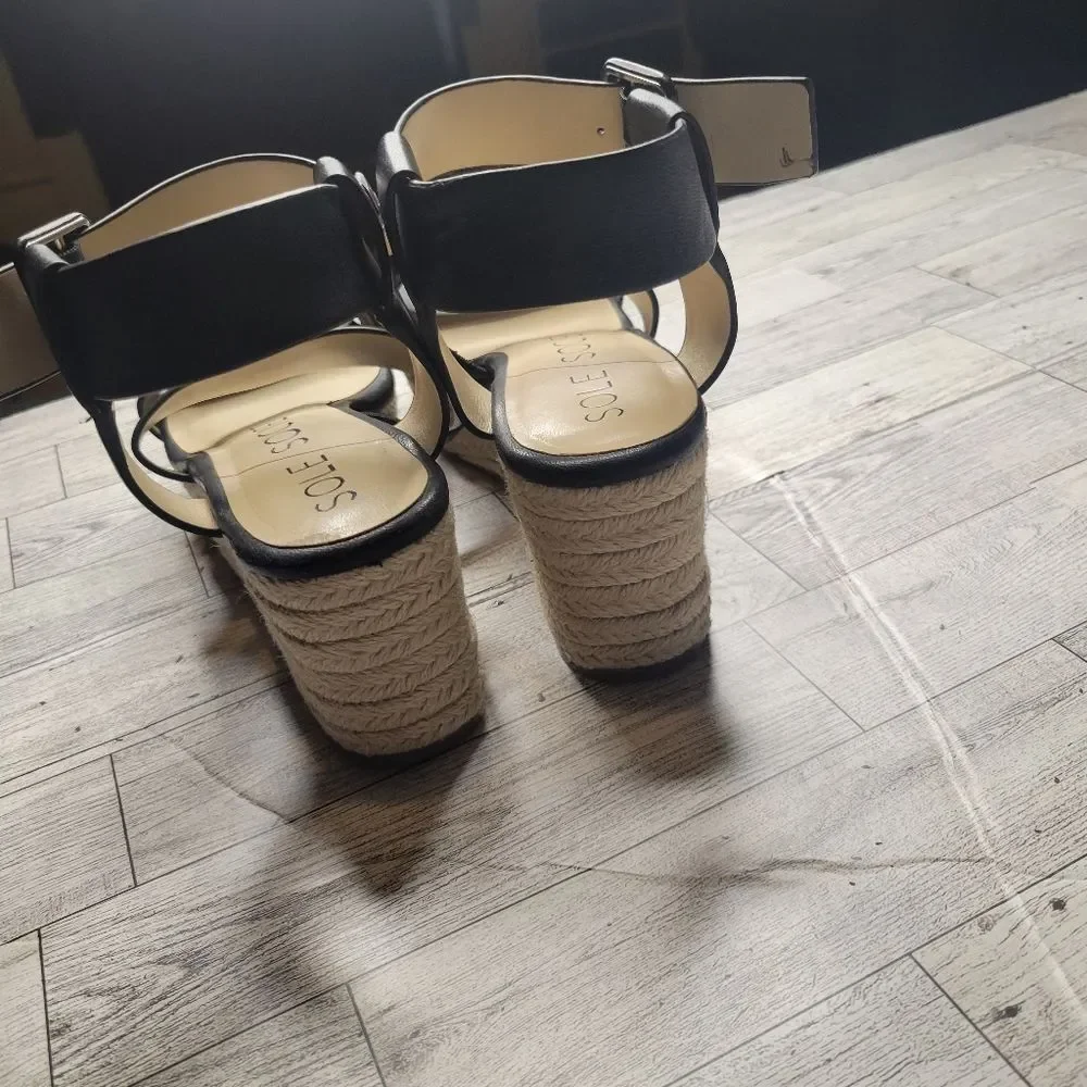 Sole Society So-Annette Espadrille Sandals Shoes Size 8.5 M